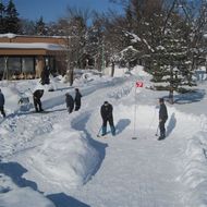 雪上パークゴルフ場