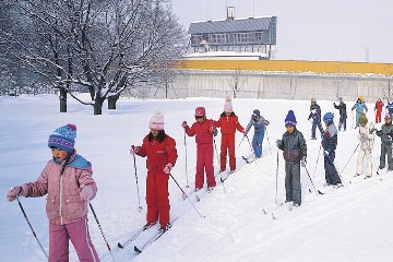 花咲スポーツ公園歩くスキーコース