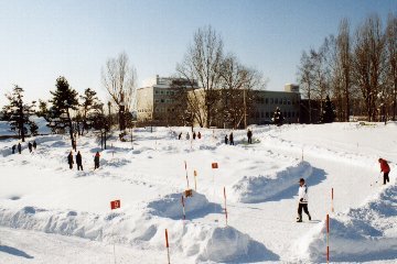 雪上パークゴルフ場