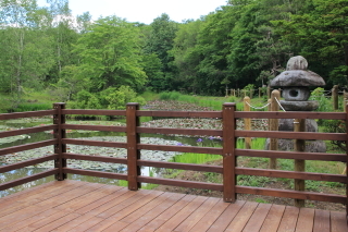 旭山三浦庭園（水上デッキ）